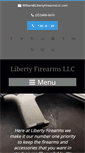 Mobile Screenshot of libertyfirearmsllc.com